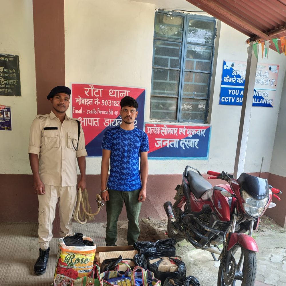 शिल्ला घाट के पास 40 लीटर शराब के साथ तस्कर गिरफ्तार