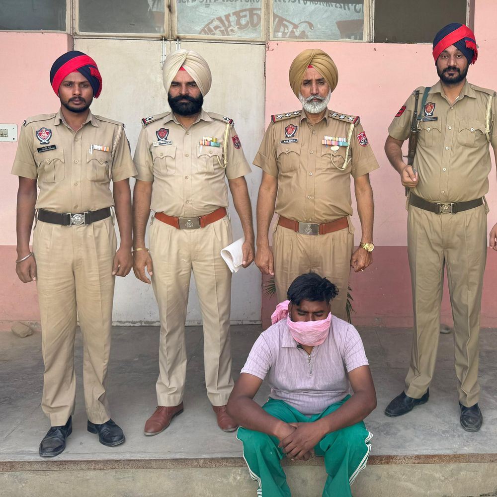 मोगा में नशीला पदार्थ के साथ युवक गिरफ्तार:हेरोइन बरामद, पुलिस बोली- आरोपी को कोर्ट में पेश कर रिमांड पर लेंगे