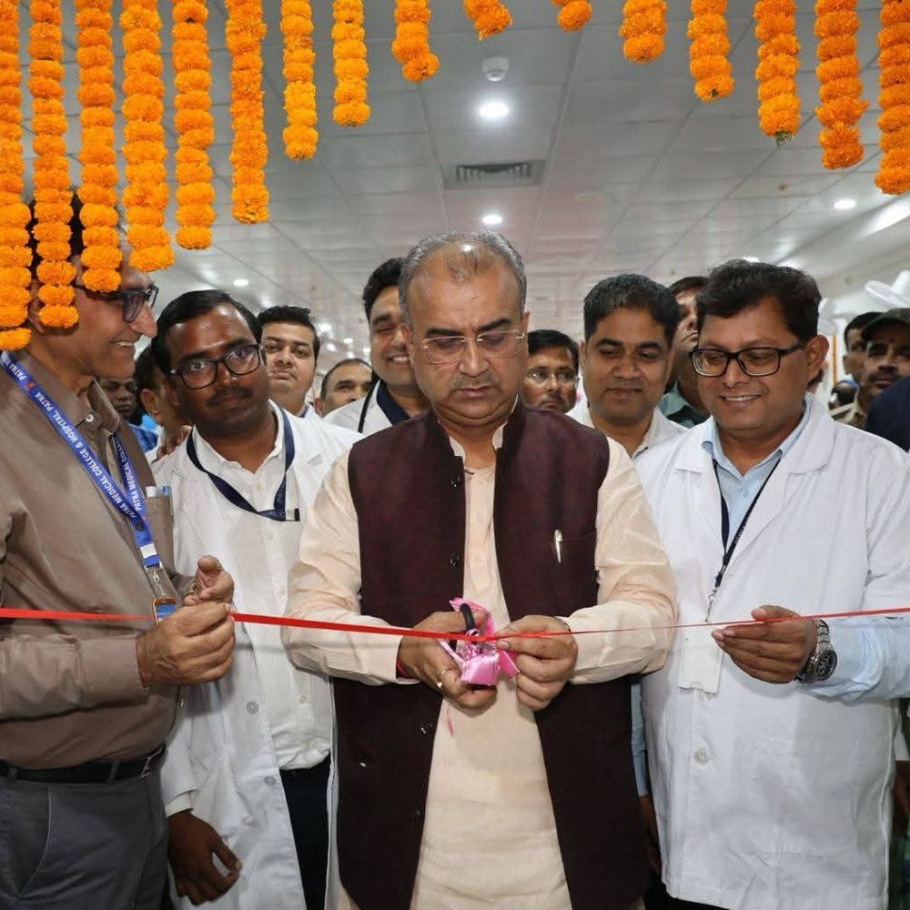 पीएमसीएच में कैंसर विभाग शुरू:नवनिर्मित सेंट्रल यूटिलिटी ब्लॉक में मुफ्त इलाज की सुविधा, स्वास्थ्य मंत्री मंगल पांडेय ने किया उद्घाटन