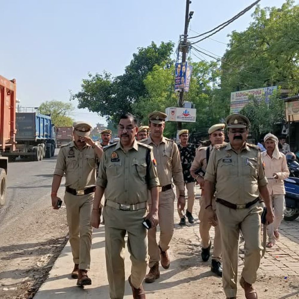 अंबेडकर जयंती पर बिधनू में हाई अलर्ट,DCPसाउथ ने संभाली कमान:जुलूसों की कड़ी निगरानी, ट्रैफिक व्यवस्था दुरुस्त रखने के निर्देश