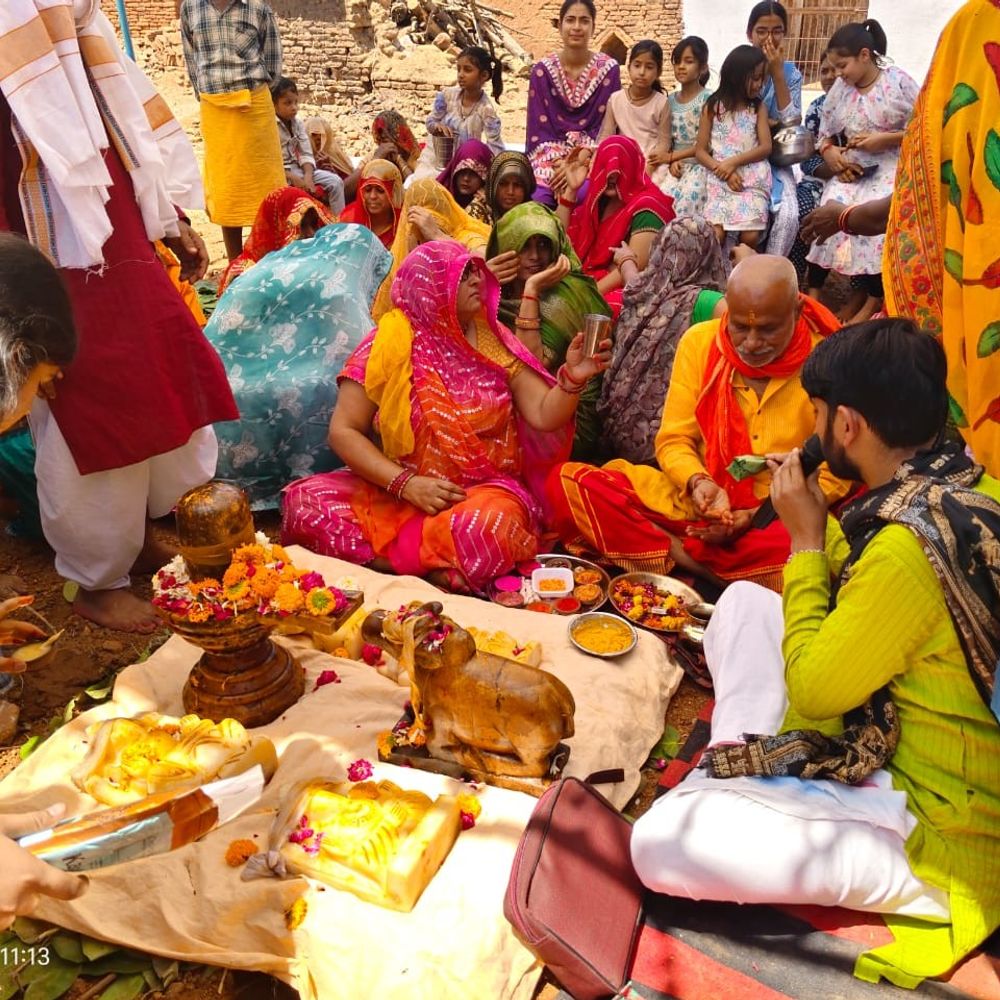 शिव परिवार प्राण प्रतिष्ठा में प्रतिमाओं का हजारा स्नान:आज नगर भ्रमण, शय्याधिवास; 23 अप्रैल को प्राण प्रतिष्ठा और भंडारा
