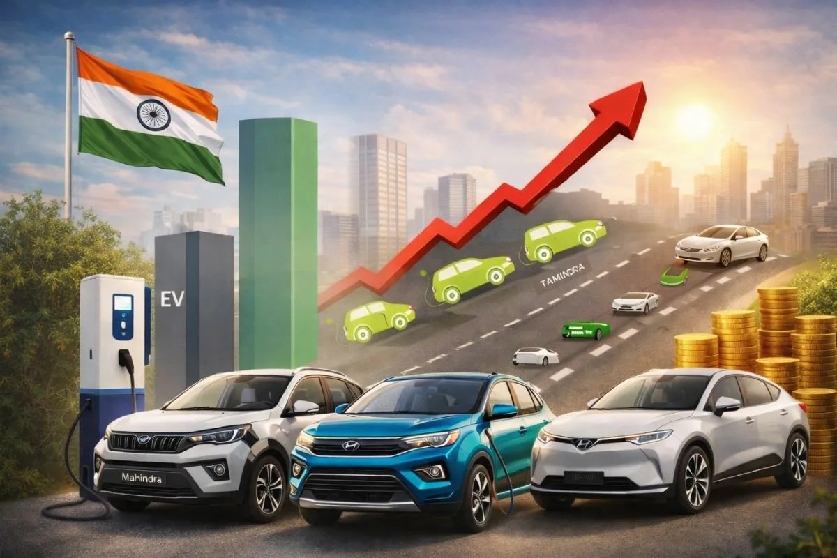 Car Market: इलेक्ट्रिक कारों की बिक्री 84% बढ़ी, महिंद्रा-टाटा मोटर्स ने हुंडई को पछाड़ा, टेस्ला को नहीं मिला ज्यादा भाव