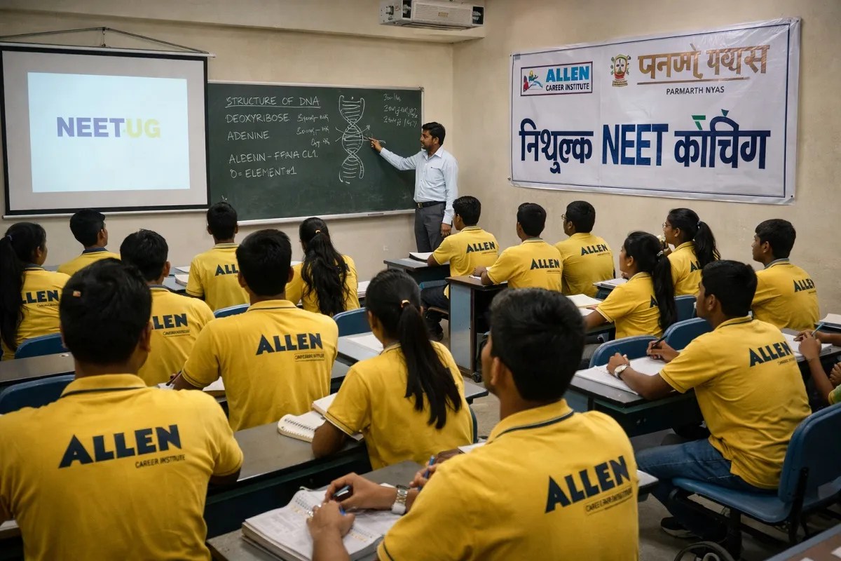 NEET 2027: नीट की निशुल्क कोचिंग, इच्छुक विद्यार्थी जल्दी करें आवेदन