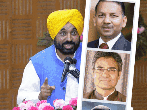 AAP का दावा- सिर्फ 3 सांसदों ने पार्टी छोड़ी:सीएम मान राष्ट्रपति से मिलेंगे; सांसद भज्जी-गुप्ता के घर, LPU गेट पर लिखा ‘गद्दार’