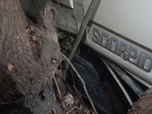 चतरा में बारात की खुशियां मातम में बदलीं:शेरघाटी से आ रही बाराती गाड़ी पलटी, चालक की मौके पर ही मौत, चार गंभीर