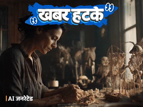 खबर हटके- बहन की हड्डियों से बना डाला विंड चाइम्स:नई जेनरेशन बना रही AI गर्लफ्रेंड; दूल्हे ने पहनी 100 फीट लंबी नोटों की माला