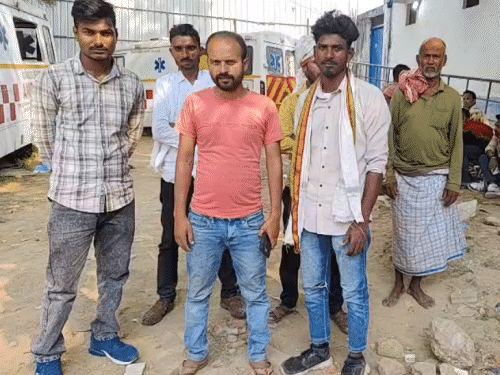 भोजपुर में किसान की संदिग्ध मौत:पत्नी ने 2 लोगों पर हत्या का लगाया आरोप, घर से 200 मीटर दूर पेड़ से लटका मिला शव