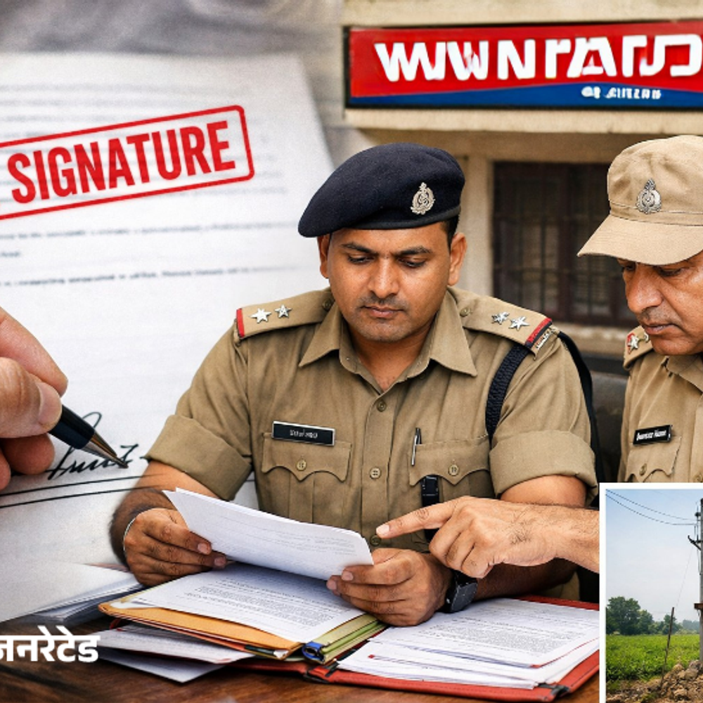 फर्रुखनगर में फर्जी हस्ताक्षर से बिजली कनेक्शन हड़पा:विभाग में दाखिल किए जाली दस्तावेज, महिला की शिकायत पर आरोपियों पर FIR