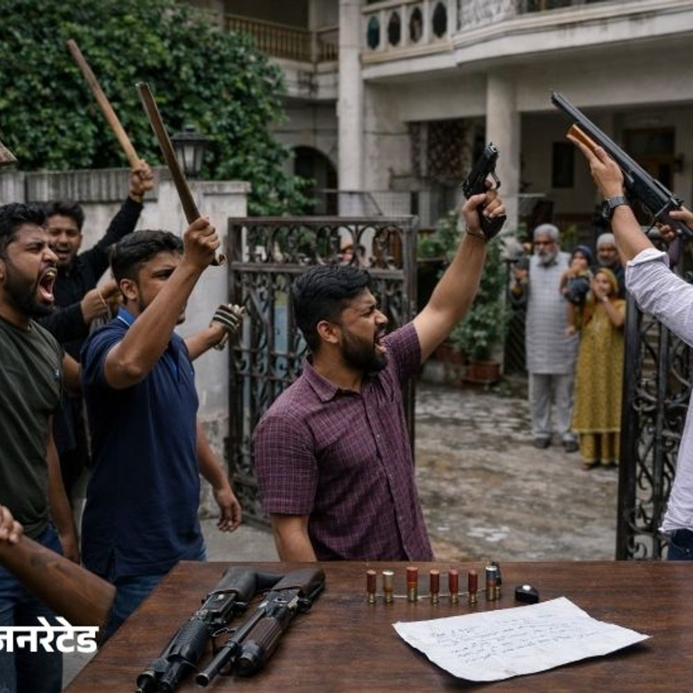 लुधियाना में घर में घुसकर हथियारों के बल पर हमला:सोना-कीमती सामान लूटने की कोशिश; गाड़ियां और हथियार बरामद