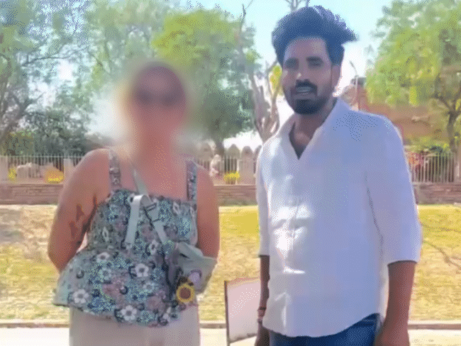 रसियन गर्ल के साथ आपत्तिजनक शब्दों के साथ बनाई रील:ग्वालियर के इन्फ्लुएंसर ने सोशल मीडिया पर शेयर किया वीडियो; लोग भड़के