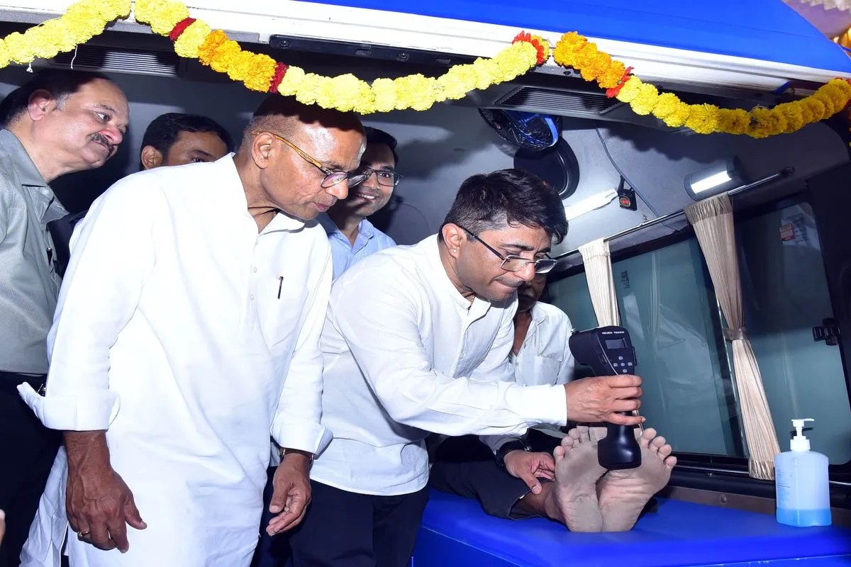 घर-घर पहुंचेगी डायबिटिक फुट स्क्रीनिंग वैन