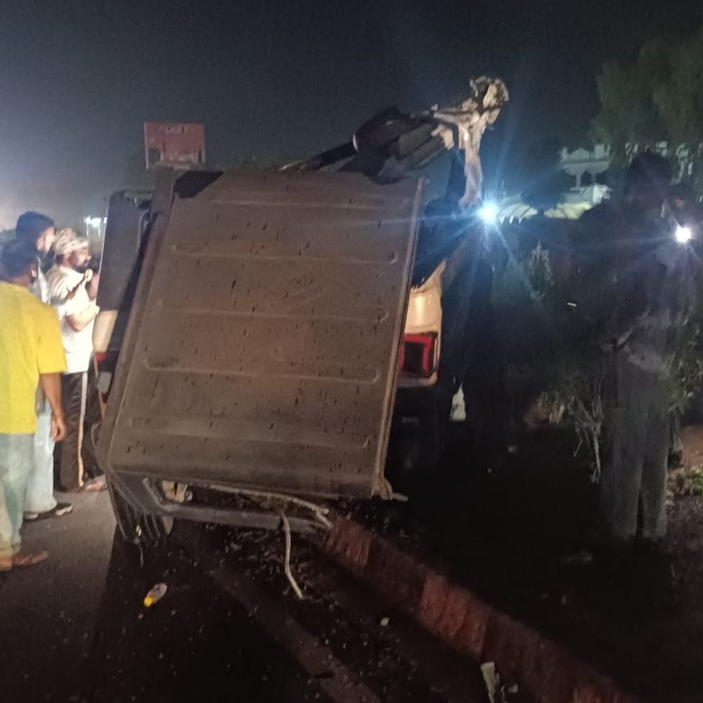 लुधियाना में थार सवार युवक की मौत:वाहन ने मारी टक्कर, इकलौता बेटा; कुछ दिन पहले कनाडा से लौटा था