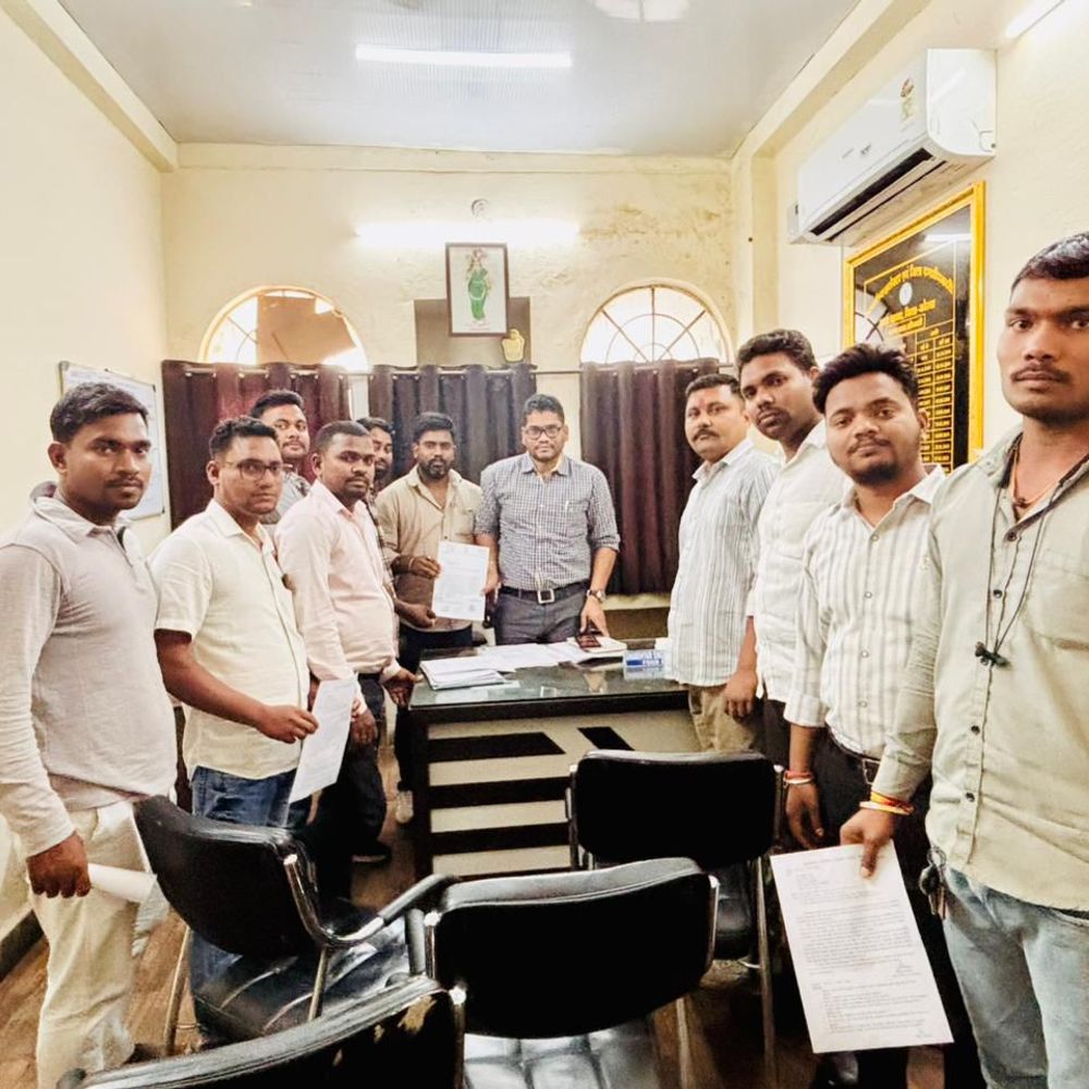 कोरबा में राशन न मिलने पर युवा कांग्रेस का विरोध:खाद्य अधिकारी कार्यालय में प्रदर्शन, 10 दिन में वितरण के लिखित आश्वासन पर समाप्त