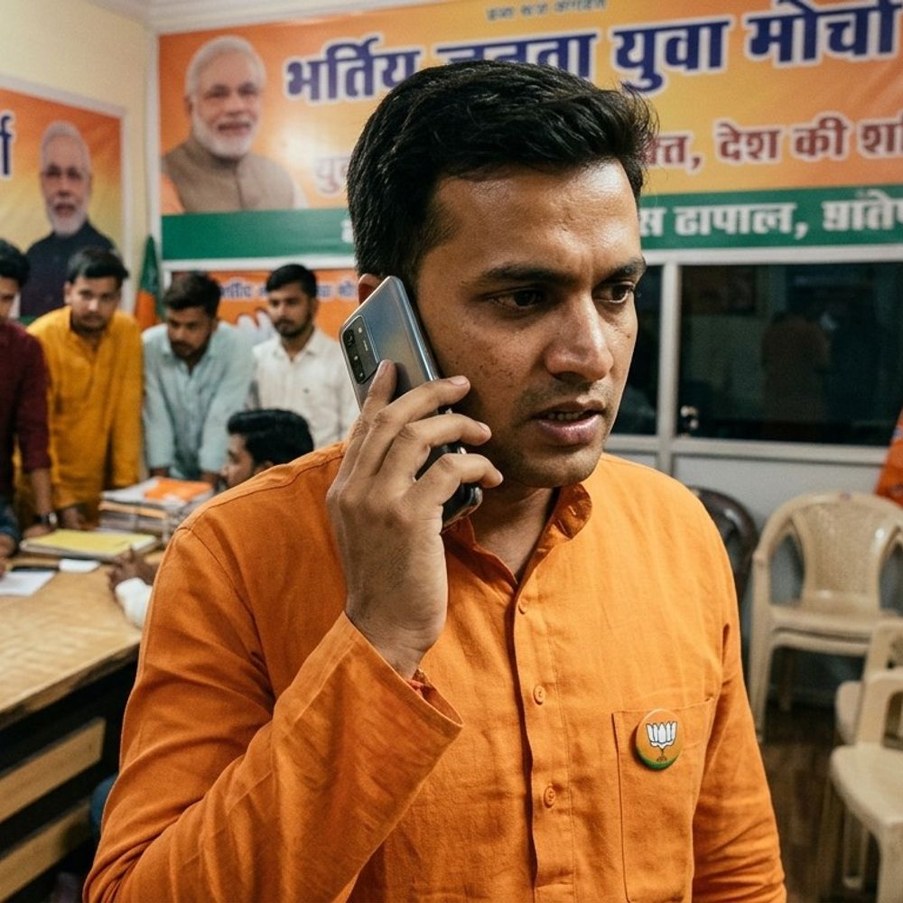 भाजपा युवा मोर्चा के महामंत्री को जानमाल की धमकी:पीएम-सीएम के खिलाफ अभद्र भाषा का इस्तेमाल किया, मुकदमा दर्ज