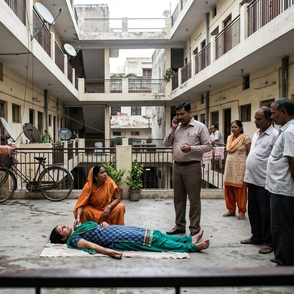 मारपीट के बाद ससुरालियों ने बहू को छत से फेंका:लखनऊ में पड़ोसियों ने पहुंचाया अस्पताल, गंभीर हालत में चल रहा इलाज