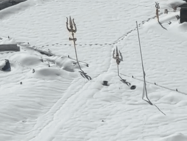 केदारनाथ धाम में बर्फ की चादर के बीच खुलेंगे कपाट:ग्लेशियर्स काटकर बना स्नो कॉरिडोर, अब तक 5.96 लाख से अधिक रजिस्ट्रेशन