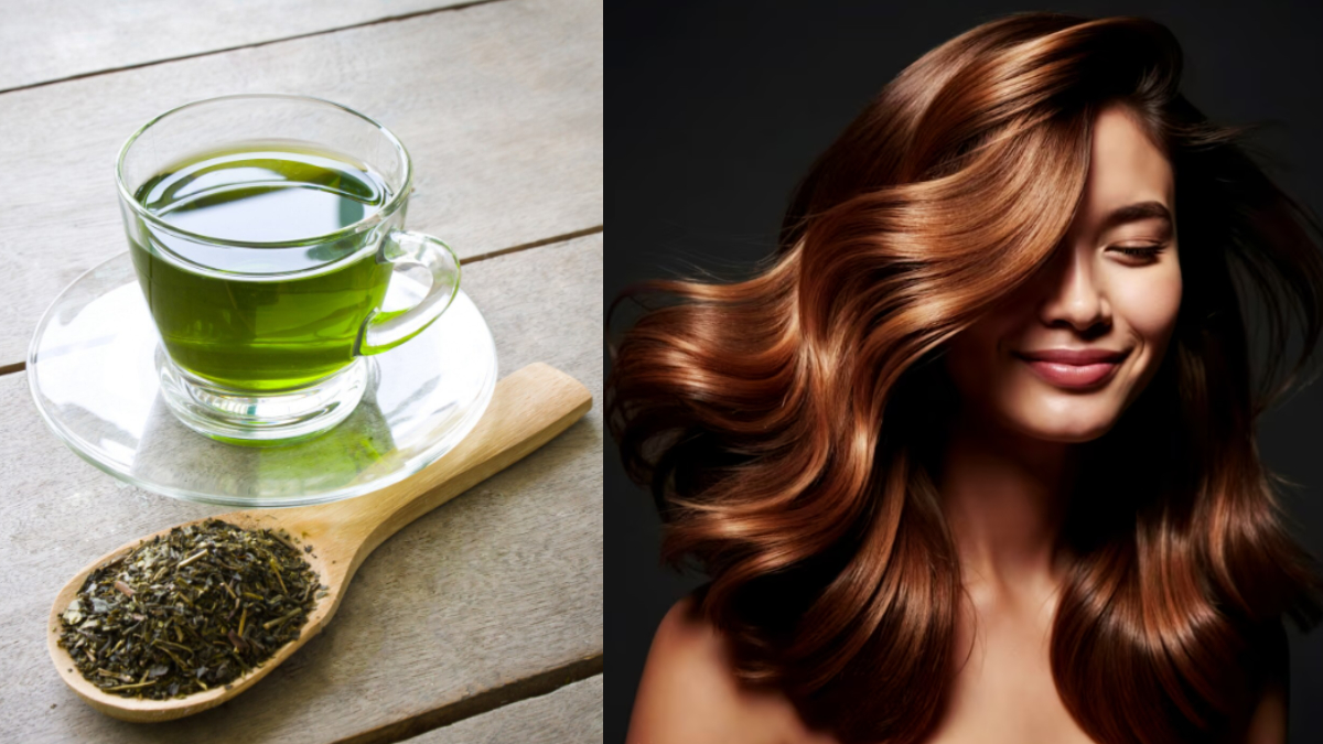 ग्रीन टी के पानी से बाल धोने से क्या फायदा मिलता है, शैंपू से पहले या बाद में, जानें कब इस्तेमाल करें