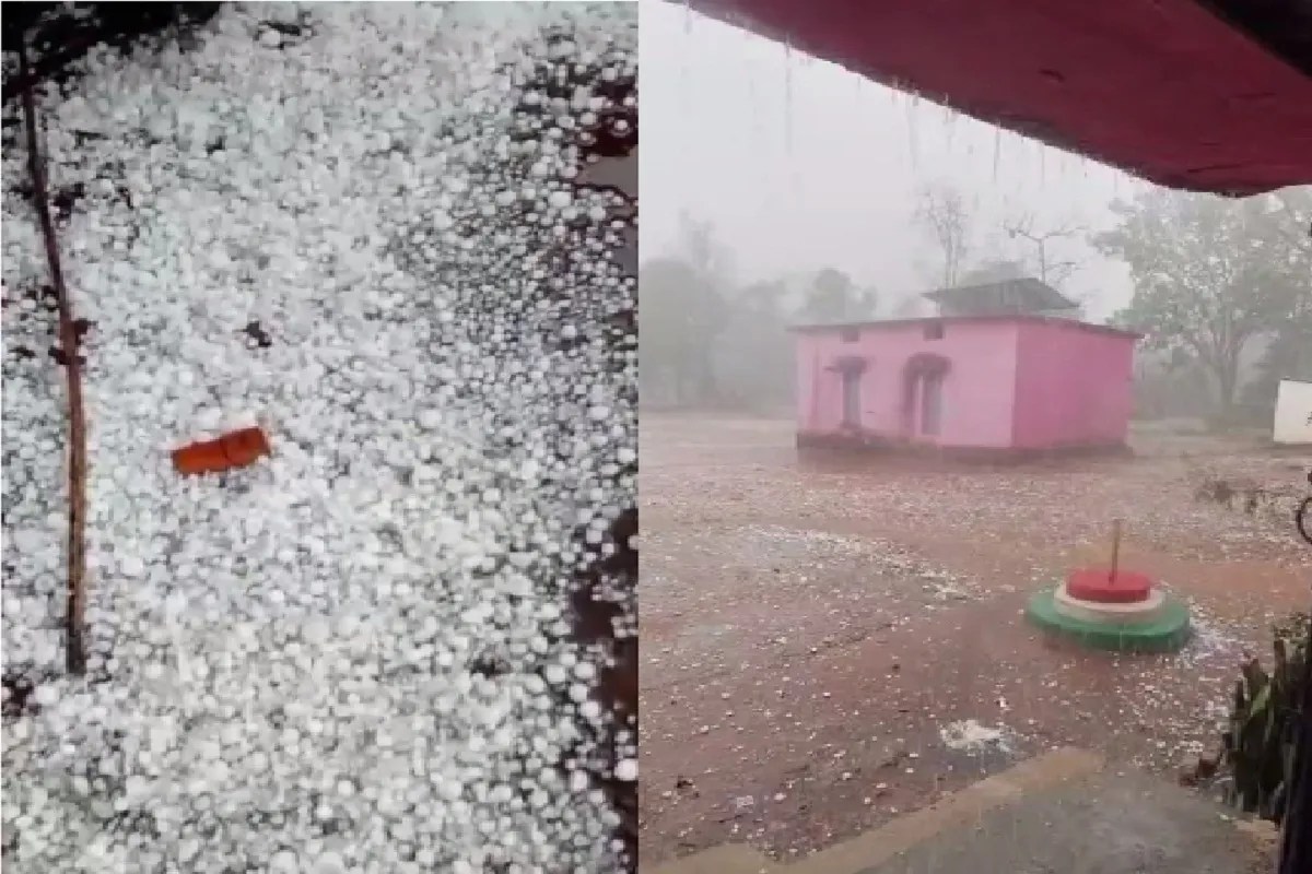 CG Weather Alert: अचानक मौसम ने ली करवट, गरियाबंद में तेज बारिश के साथ जमकर गिरे ओले, 14 जिलों को चेतावनी