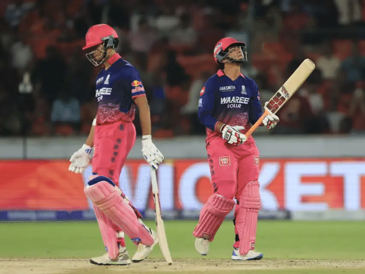 प्रफुल्ल IPL डेब्यू ओवर में 3 विकेट वाले पहले बॉलर:वैभव शून्य पर आउट; संदीप-जुरेल टकराए, फ्लडलाइट्स बंद हुईं; मोमेंट्स-रिकॉर्ड्स