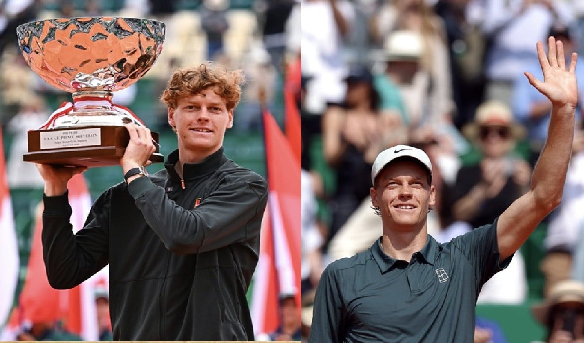 कार्लोस अल्कारेज को पछाड़ कर यानिक सिनर बने दुनिया के नंबर-1 टेनिस खिलाड़ी, मोंटे कार्लो मास्टर्स का खिताब जीता