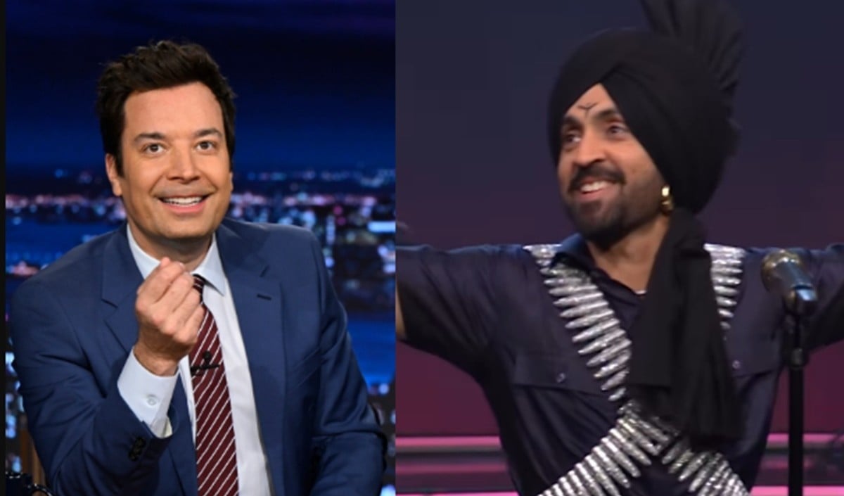 Jimmy Fallon को चढ़ा पंजाबी रंग! Diljit Dosanjh ने ‘द टुनाइट शो’ में फिर मचाया धमाल, वायरल हुआ भांगड़ा वीडियो