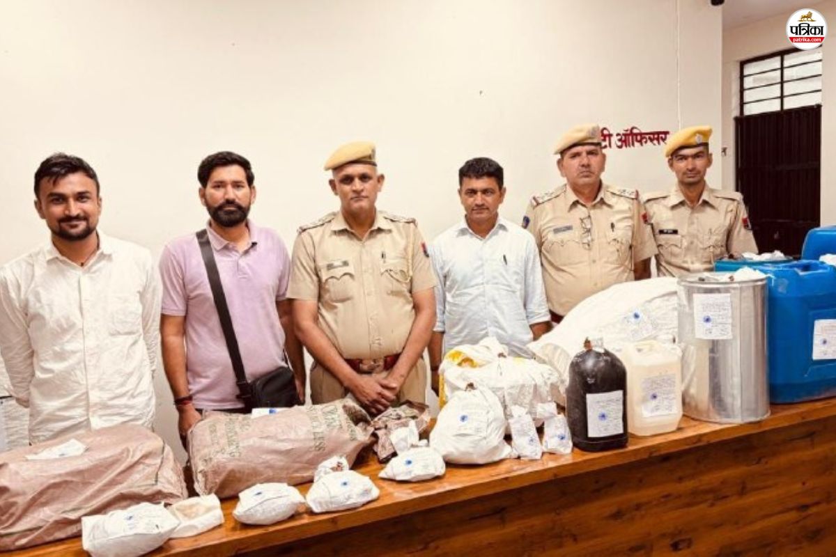 Rajasthan Crime: एजीटीएफ ने जोधपुर में पकड़ी अवैध ड्रग्स फैक्ट्री, 3 करोड़ की एमडी और 55 किलो से ज्यादा केमिकल बरामद
