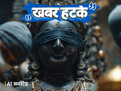 खबर हटके- शनि देव की आंखों पर पट्टी बांधकर चोरी:खुद को जिंदा साबित करने को कफन ओढ़ा; स्कूल ने टीचर को निकाला, अब ₹1.85 करोड़ देगा