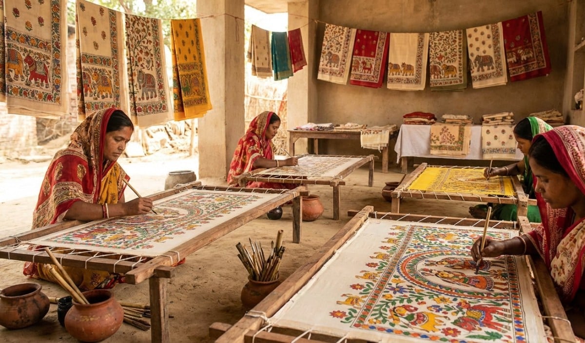 Madhubani Saree खरीदते समय न खाएं धोखा! इस ‘Expert Guide’ से करें असली-नकली की पहचान