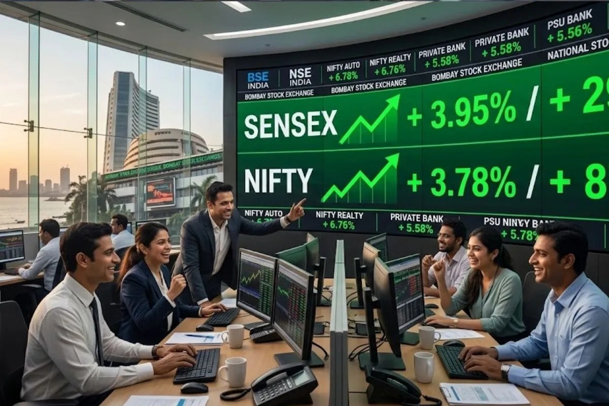 Why Share Market Rise Today: सेंसेक्स में आज क्यों आई 3000 अंक की जबरदस्त तेजी? इन 5 पॉइंट्स से समझिए