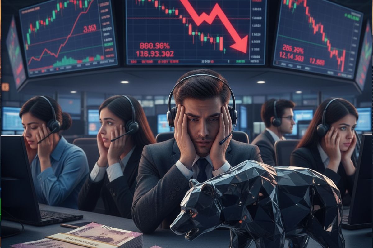 Share Market: Sensex 1000 अंक गिरा, Nifty 24,000 के नीचे, आईटी शेयरों में आई भारी गिरावट