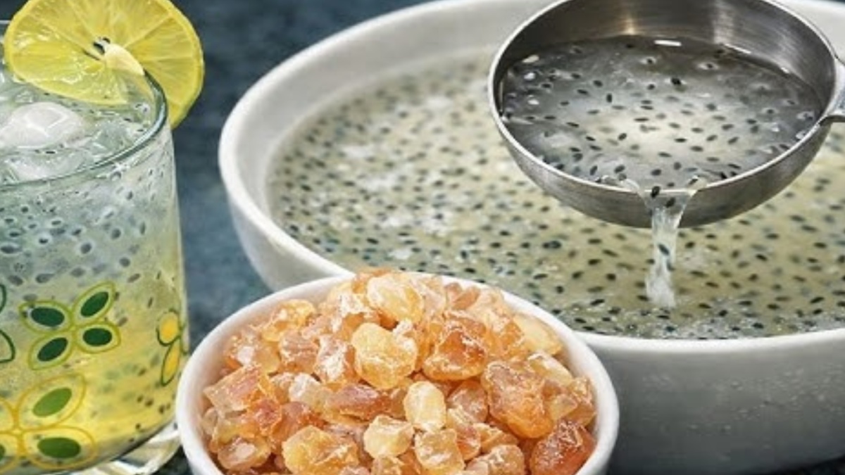 गोंद कतीरा और चिया सीड्स का ये ड्रिंक घंटों रखेगा आपको फ्रेश, पाचन भी होगा बेहतर, नोट करें रेसिपी