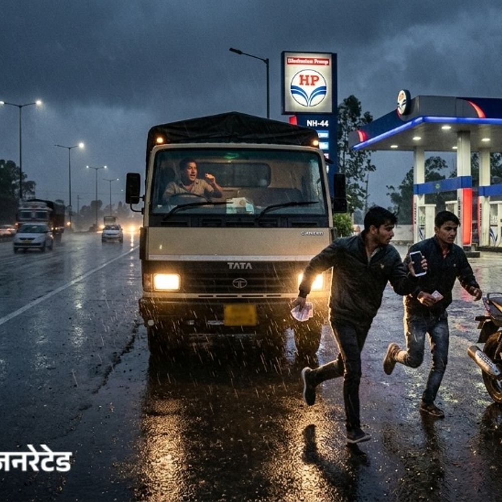 पठानकोट में सोता रह गया कश्मीरी ड्राइवर:कैंटर से नकदी और मोबाइल ले उड़े बाइक सवार, राजस्थान के 2 युवकों सहित 3 गिरफ्तार