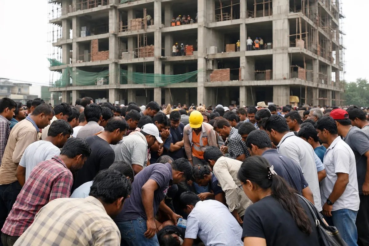 अलीगढ़ युवक के सीने में 10 फीट की सरिया हुई आर- पार आधी सरिया काटकर एंबुलेंस में बैठाया, दर्द से तड़पता रहा