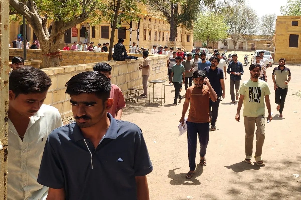 जैसलमेर में कृषि पर्यवेक्षक की परीक्षा शांतिपूर्ण संपन्न, सुरक्षा घेरे में दिखी सख्ती