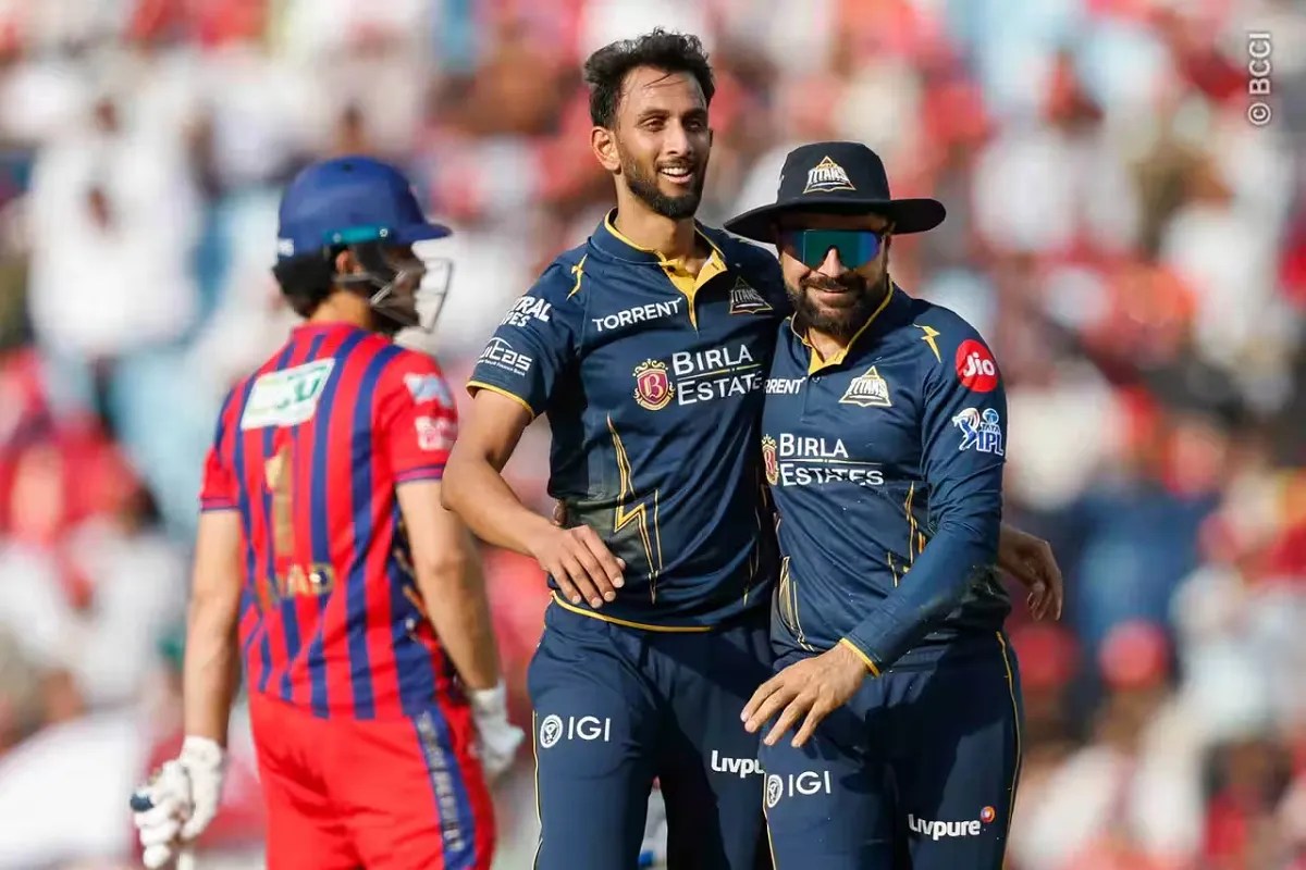 IPL 2026: प्रसिद्ध कृष्णा ने बरपाया कहर, गुजरात टाइटंस ने लखनऊ सुपर जायंट्स को 164 रनों पर रोका