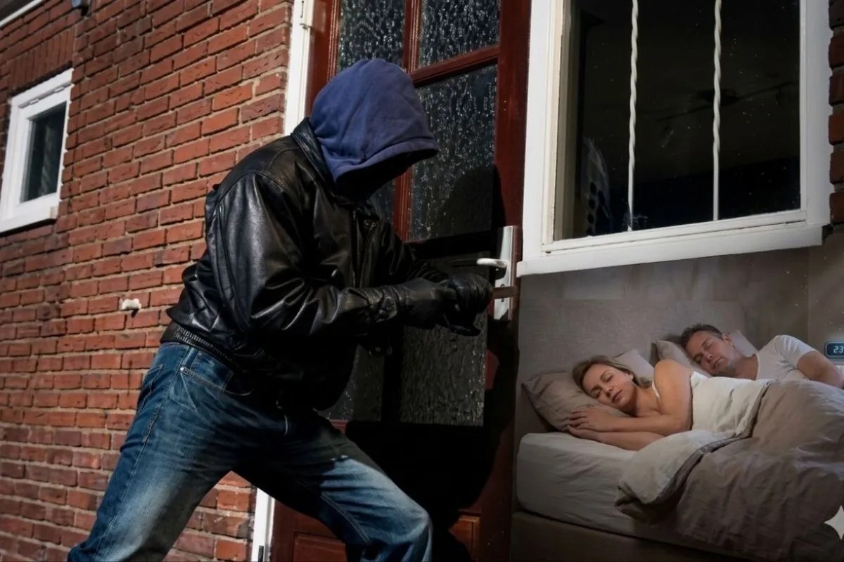 गहरी नींद में सो रहे थे पति-पत्नी, आधी रात को तोड़ा दरवाजा, घर में घुसकर ले गए साढ़े तीन तोले के गहने