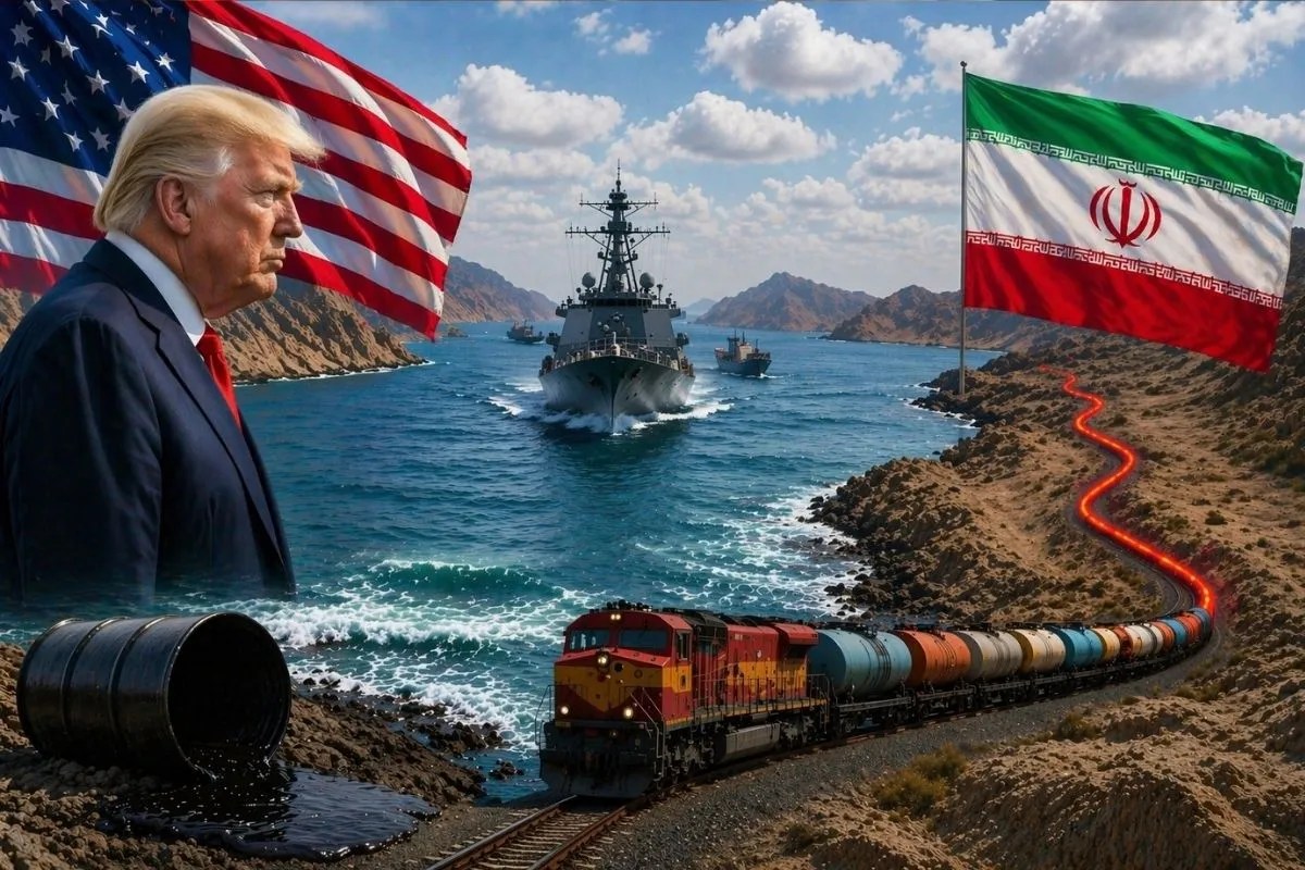 US Hormuz blockade: होर्मुज बंद हुई तो क्या अब रेल के चीन पहुंचेगा तेल? अमेरिका के सामने झुकने को तैयार नहीं ईरान