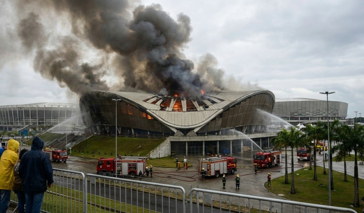 Rio Olympic Park में लगी भीषण आग, 80 Fire Fighters ने पाया काबू, टला बड़ा हादसा