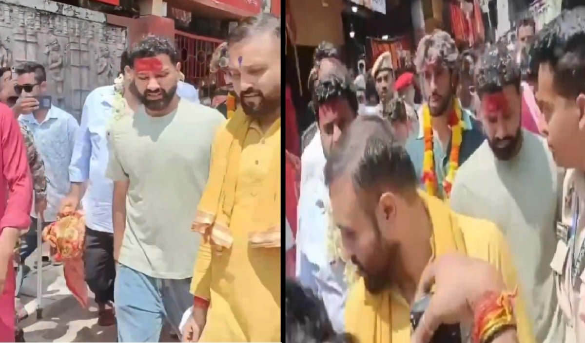 IPL 2026: मां कामाख्या देवी के दर्शन करने पहुंचे रोहित शर्मा, तिलक वर्मा भी आए नजर