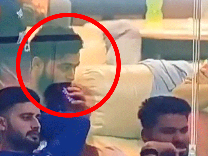 रियान पराग पर मैच फीस का 25% जुर्माना लगा:ड्रेसिंग रूम में ई-सिगरेट पीते दिखे थे, एक डिमेरिट पॉइंट भी मिला