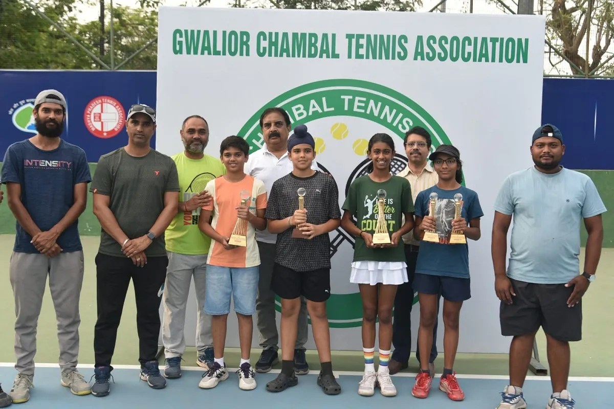 स्टेट रैंकिंग टेनिस: दिविना, आन्या और सौरिश बने चैंपियन, शिवांश फाइनल में