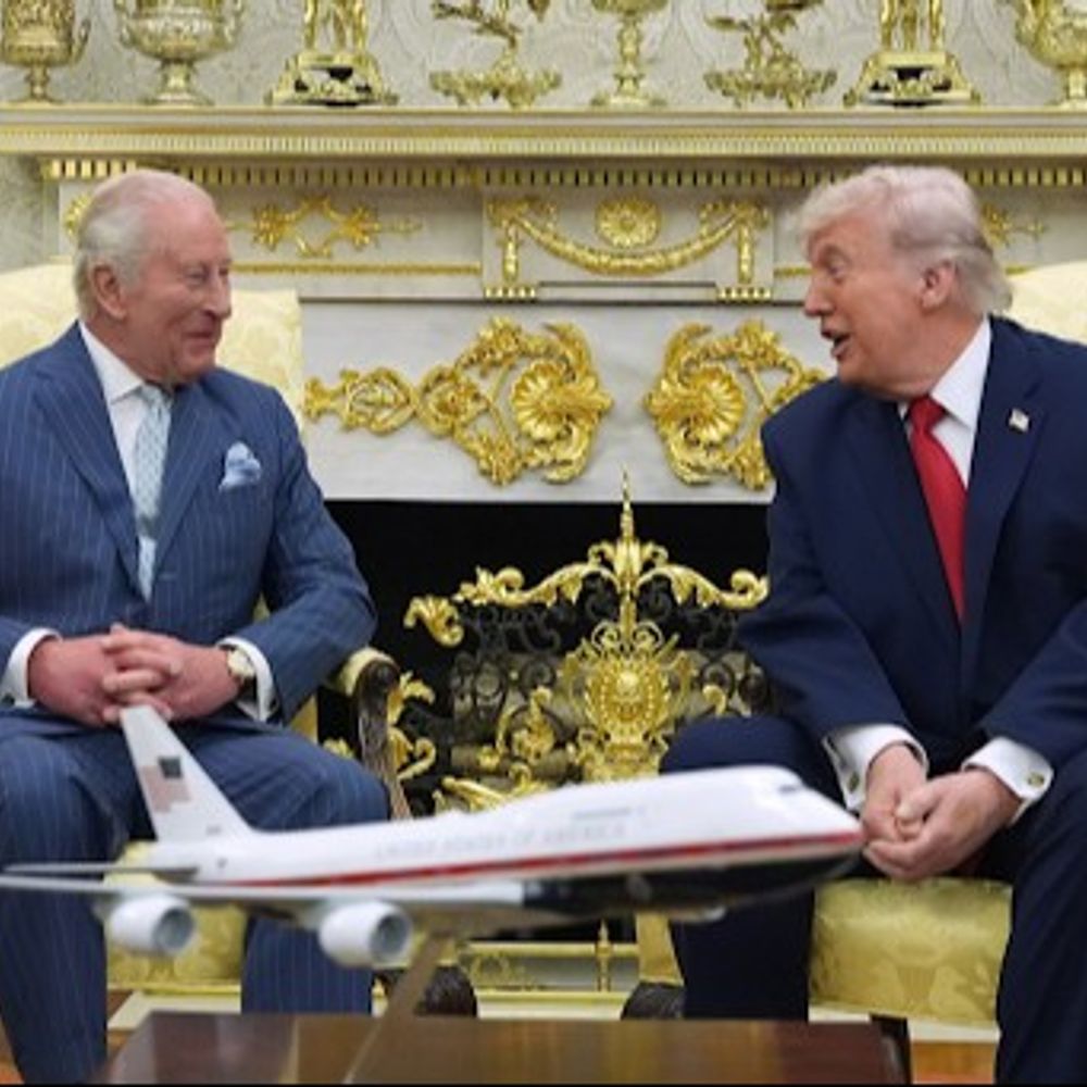 ब्रिटिश किंग चार्ल्स ने ट्रम्प पर तंज कसा:’अगर हम न होते तो आप फ्रेंच बोल रहे होते’, 250 साल पुराने इतिहास की याद दिलाई
