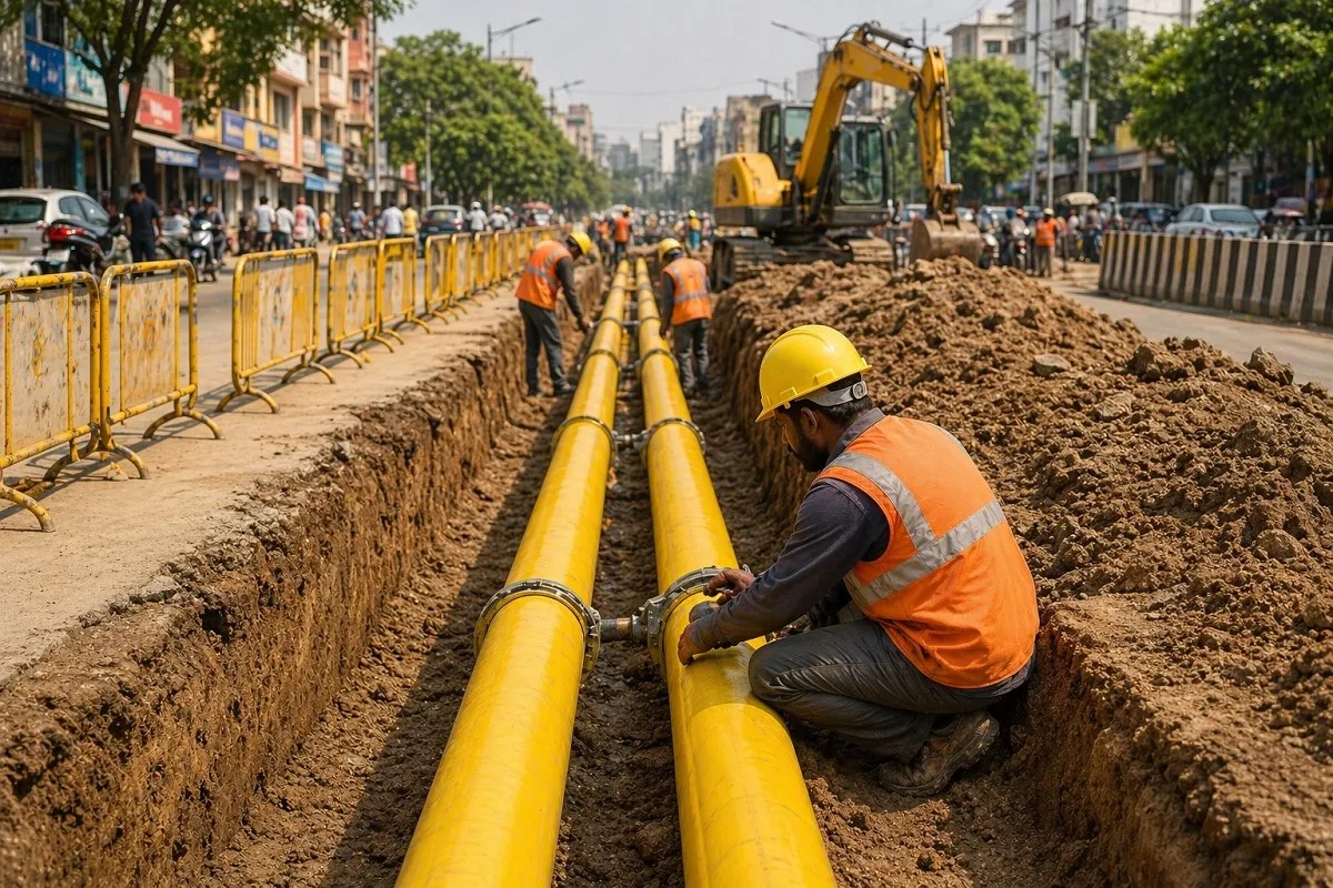 Raipur News: Gas Pipelines to be Laid Like Water Mains; Homes to Transition Away from Cylinders