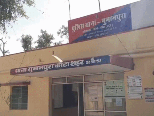 गुमानपुरा थाने से 20 कदम दूर दुकान में चोरी:70 हजार का माल पार, दो दिन तक FIR नहीं, सीसीटीवी में कैद चोर