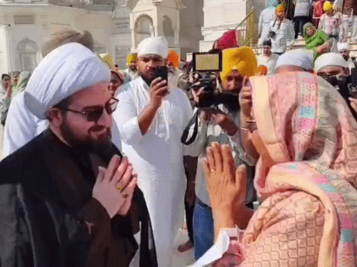 अमृतसर के हरिमंदिर साहिब पहुंचे ईरानी प्रतिनिधि:​दिल्ली में खामेनेई की याद में आयोजित कार्यक्रम के लिए SGPCअध्यक्ष व जत्थेदार को दिया निमंत्रण, अमेरिका को 11वें दिन हमले की चेतावनी