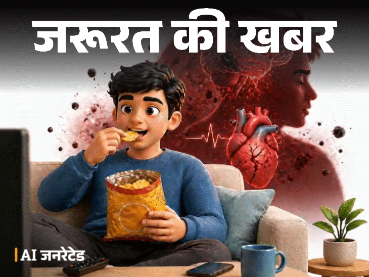 जरूरत की खबर- क्या आप भी रोज चिप्स खाते हैं:डोपामिन के साथ बढ़ता डायबिटीज, हार्ट डिजीज का रिस्क, क्रेविंग कम करने के 13 टिप्स