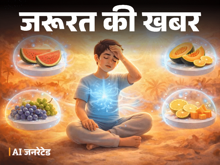 जरूरत की खबर- इन चीजों की तासीर है ठंडी:करे टेम्परेचर कंट्रोल, हीट स्ट्रोक से बचाए, जानें गर्मियों में क्या खाएं और क्या नहीं