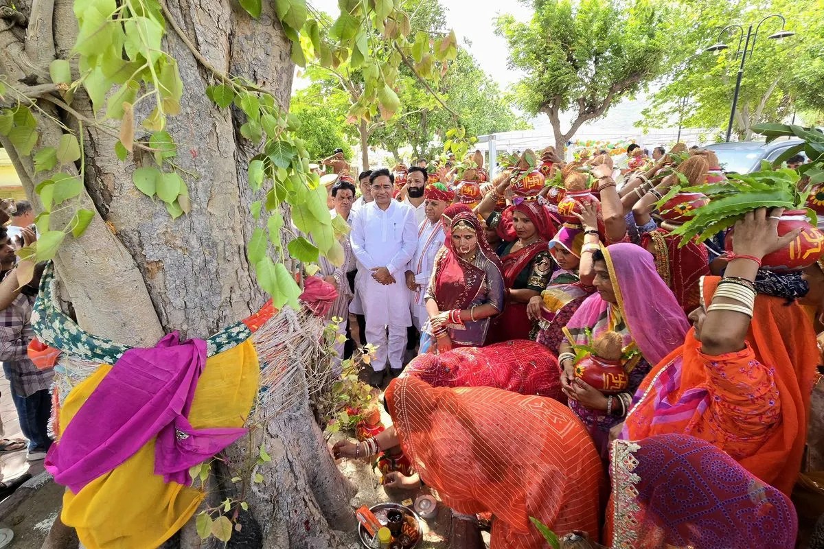वरूणसागर झील पर जल संरक्षण के झलके ‘रंग’