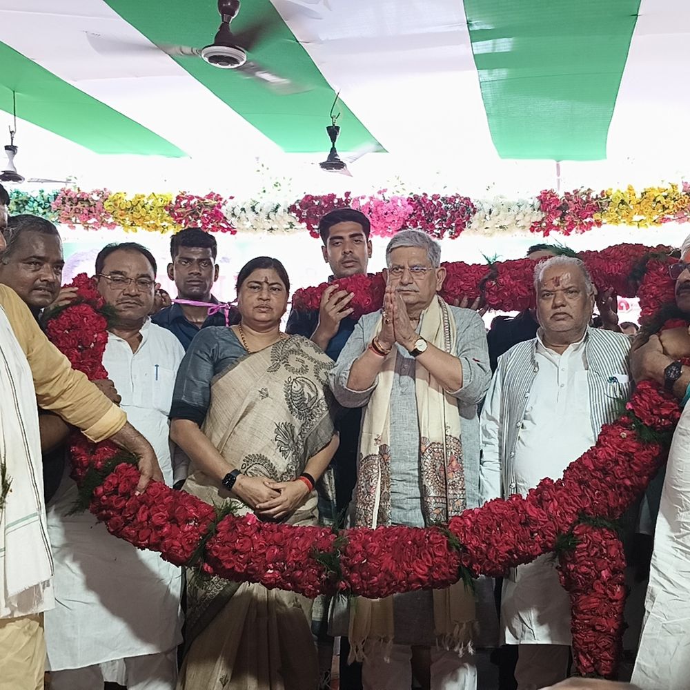 लखीसराय में 30.74 करोड़ की परियोजनाओं का शिलान्यास:केंद्रीय मंत्री ललन सिंह ने किया उद्घाटन, RJD और लालू परिवार पर साधा निशाना