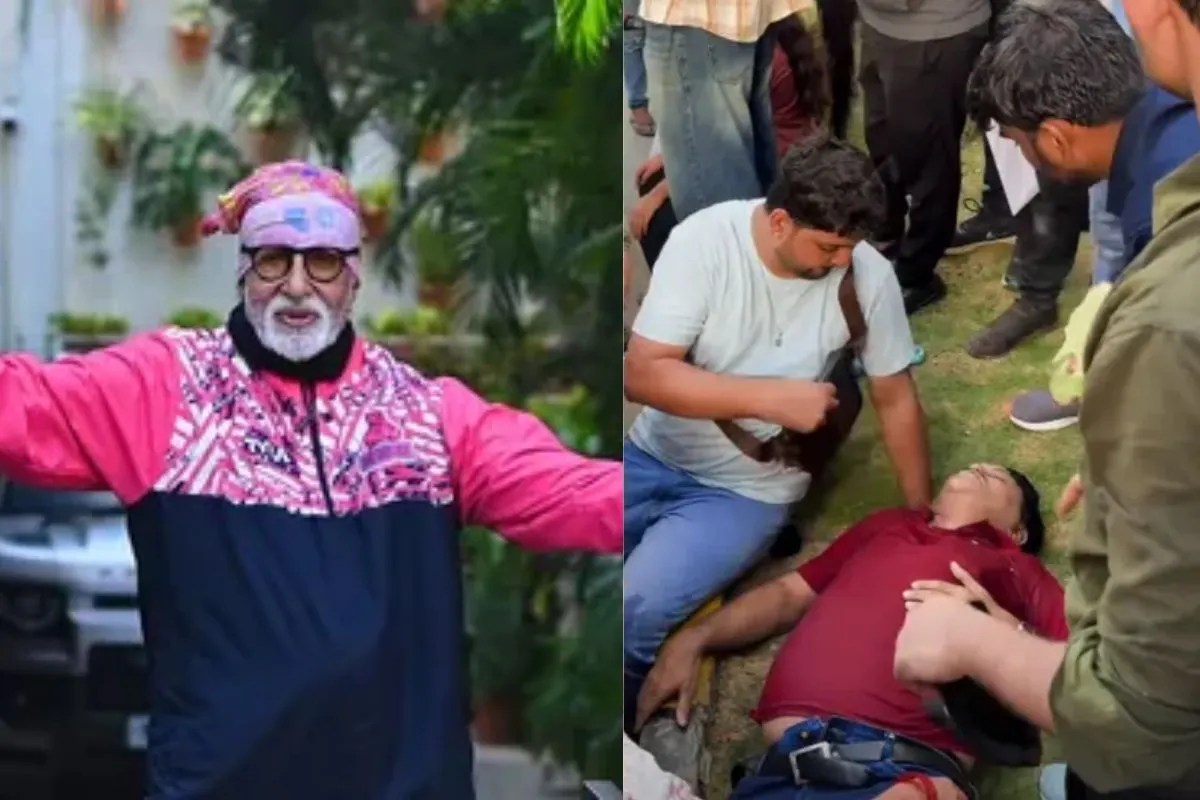 चिलचिलाती धूप में अमिताभ बच्चन को देखने आया फैन हुआ बेहोश, सोशल मीडिया पर फूटा लोगों का गुस्सा